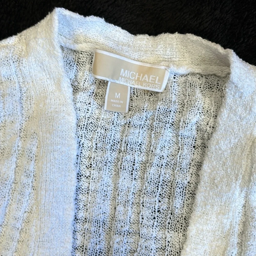Michael Kors Cardigan Sweater White Size Medium… - Picture 2 of 7